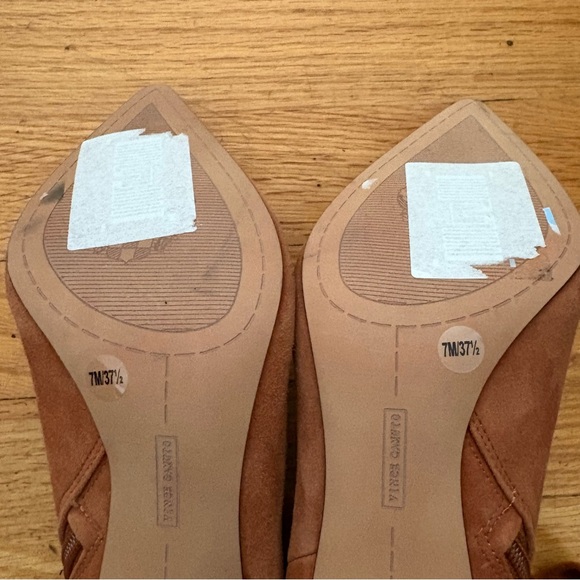 Vince Camuto Brown Over The Knee Heel Boots Size 7 - Picture 8 of 8